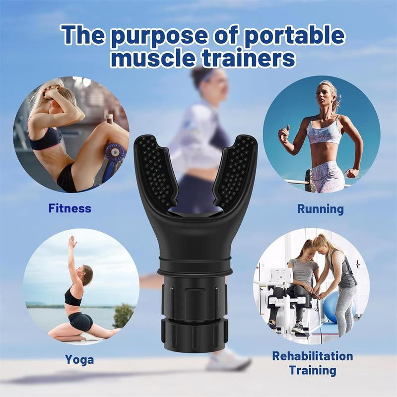 Breathing Trainer Device (2-Pack) – Adjustable Resistance Lung Trainer for Running, Fitness & Workout Breathing Exercises