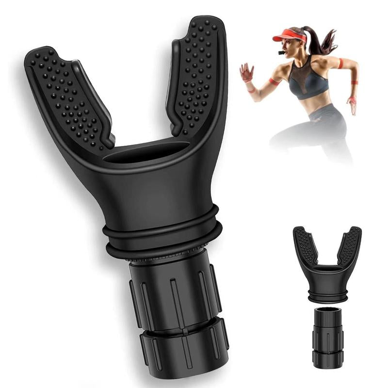 Breathing Trainer Device (2-Pack) – Adjustable Resistance Lung Trainer for Running, Fitness & Workout Breathing Exercises